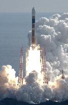 (CORRECTED)(4)Japan's H-2A rocket lifts off with 4 satellites